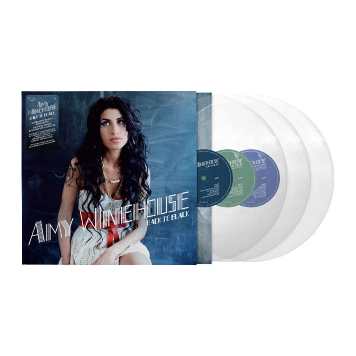 Amy Winehouse - 3LP Vinilo Transparente "Back To Black (20th Anniversary Edition)"