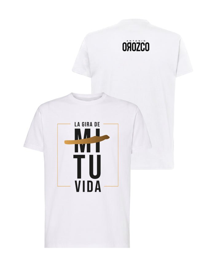 Antonio Orozco - Camiseta "MI/TU La Gira De Tu Vida" - D2fy - Direct To Fans - Antonio Orozco