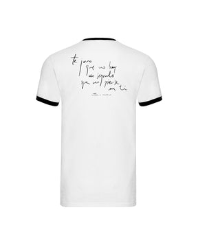 Antonio Orozco - Camiseta "Te juro que no hay segundo que no piense en ti - Manuscrito" - D2fy · Rocktud - Antonio Orozco