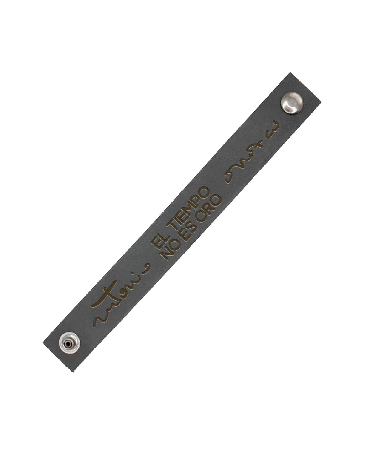 Antonio Orozco - Pulsera de Cuero "El Tiempo No es Oro" - D2fy · Rocktud - Antonio Orozco