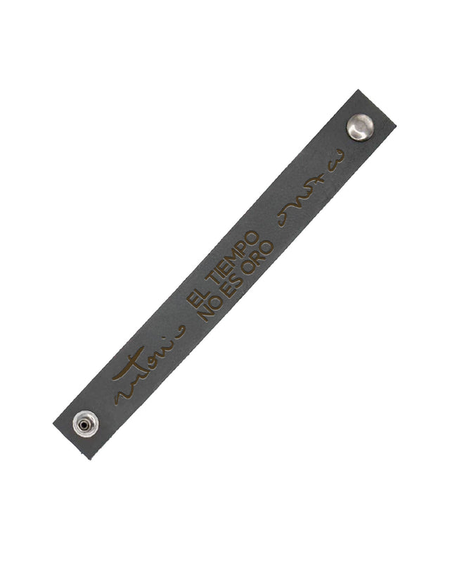 Antonio Orozco - Pulsera de Cuero "El Tiempo No es Oro" - D2fy · Rocktud - Antonio Orozco