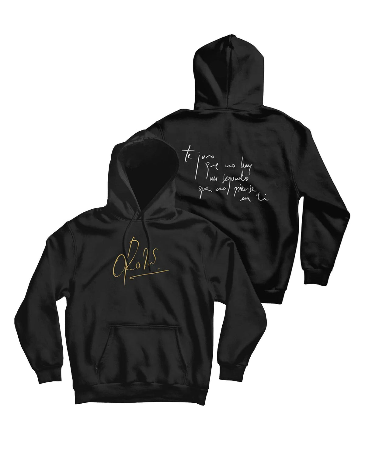 Antonio Orozco - Sudadera capucha "Te juro que no hay un segundo que no piense en ti I" - D2fy · Rocktud - Antonio Orozco