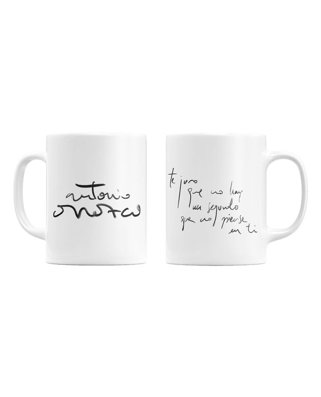 Antonio Orozco - Taza "Te juro que no hay un segundo que no piense en ti" - D2fy · Rocktud - Antonio Orozco