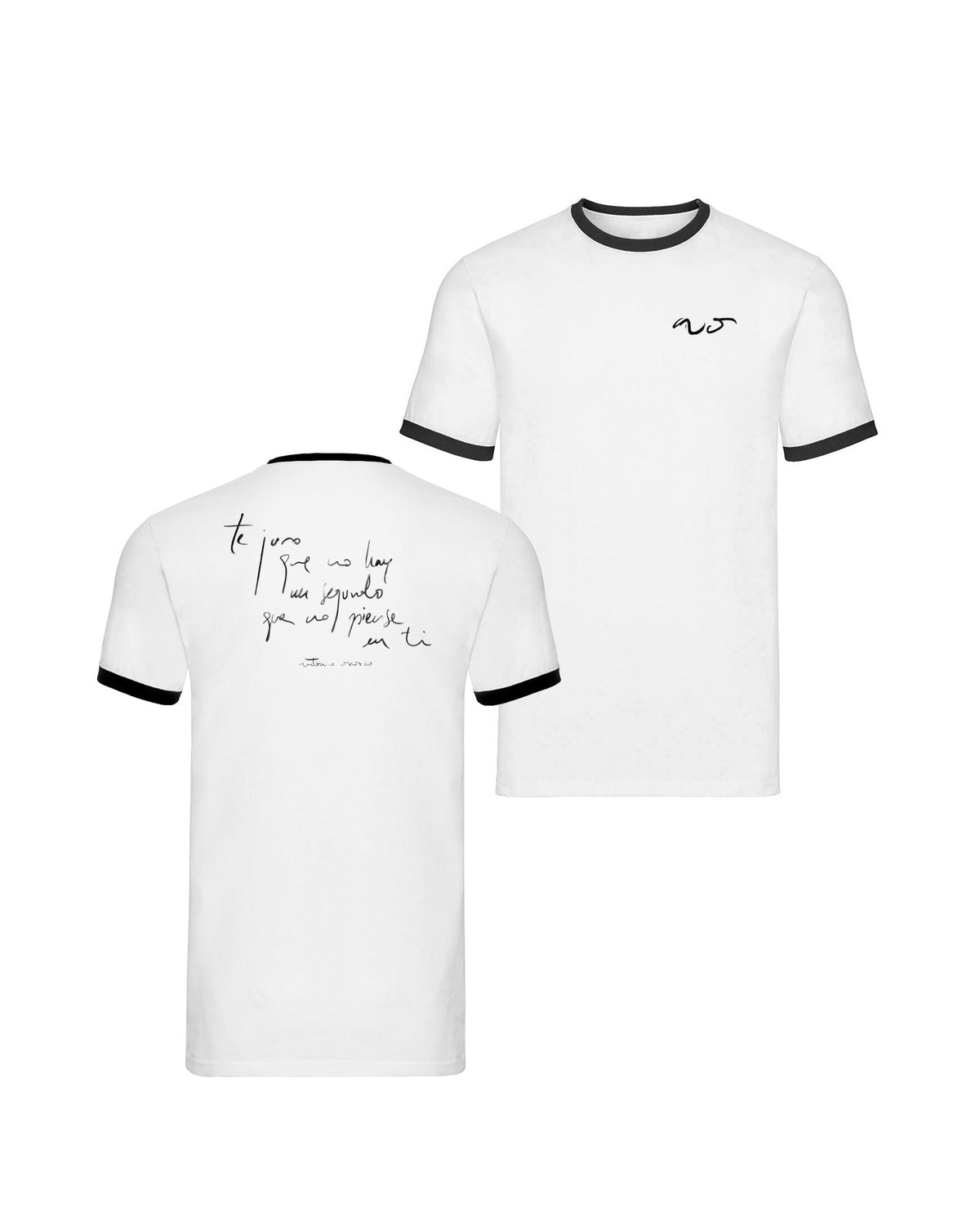 Antonio Orozco - Camiseta "Te juro que no hay segundo que no piense en ti - Manuscrito"