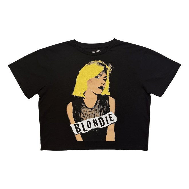Blondie - Camiseta Mujer Crop "Side Glance" - D2fy - Direct To Fans - Blondie