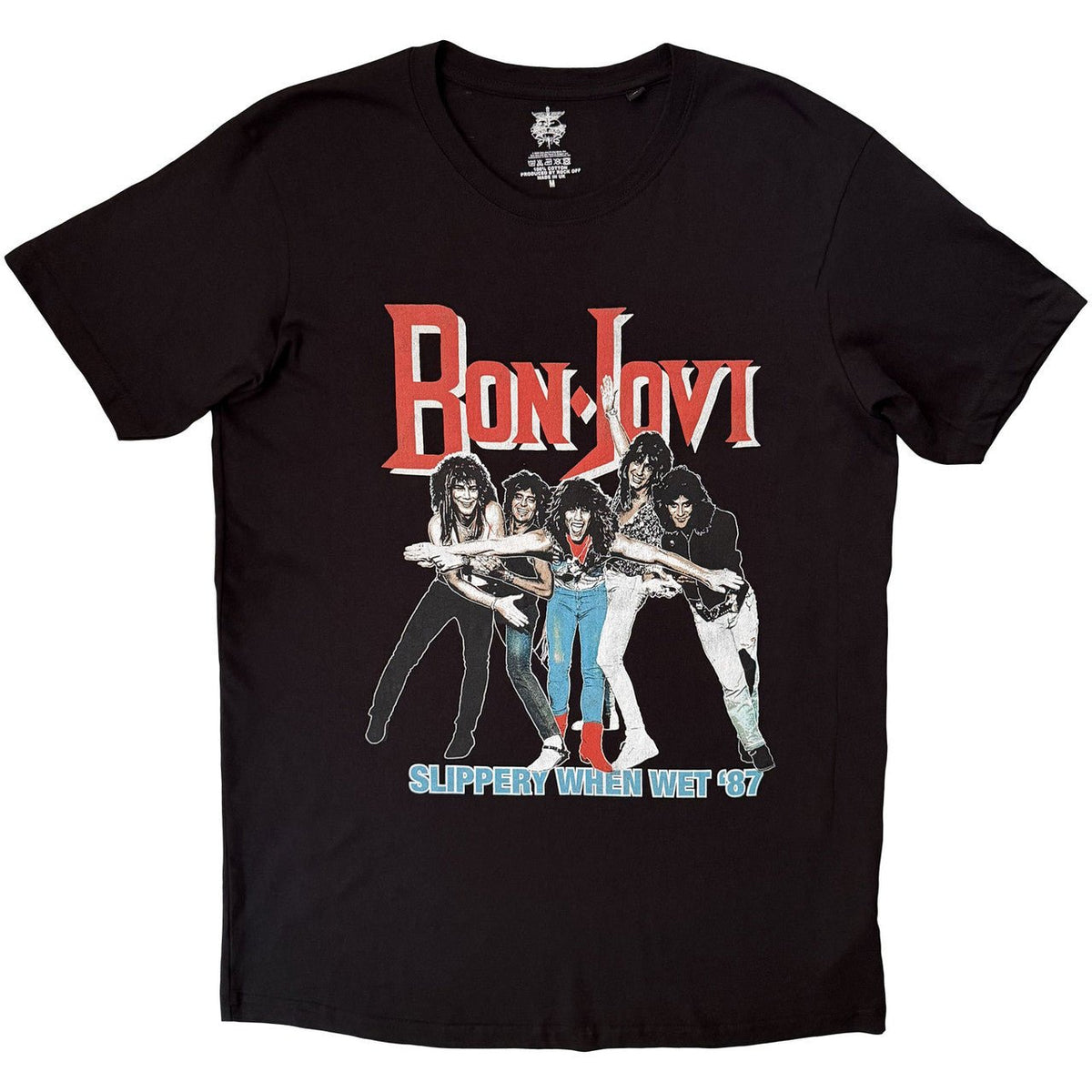 Bon Jovi - Camiseta "Slippery When Wet '87" Unisex - D2fy - Direct To Fans - Bon Jovi
