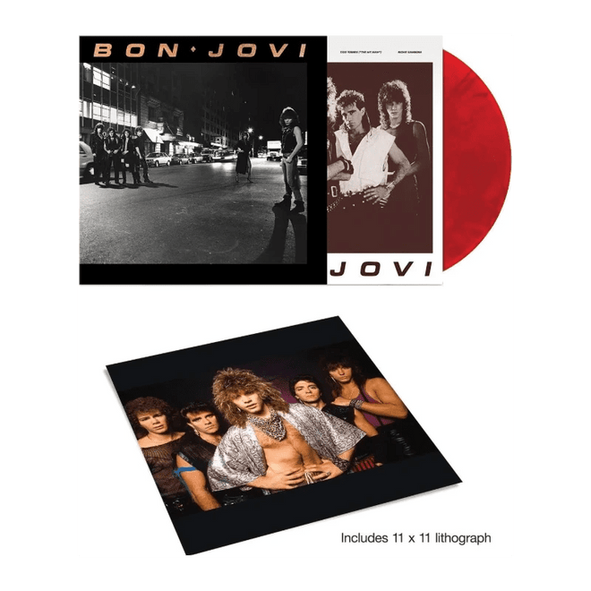 Bon Jovi - LP Vinilo Rojo + Litografía "Bon Jovi" (Ed. Limitada) - D2fy - Direct To Fans - Bon Jovi