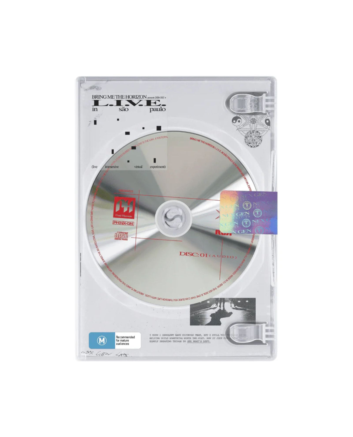 Bring me the Horizon - 2CD+ DVD "L.I.V.E. in Sao Paulo (Live Inmersive Virtual Experiment" - D2fy - Direct To Fans - D2fy