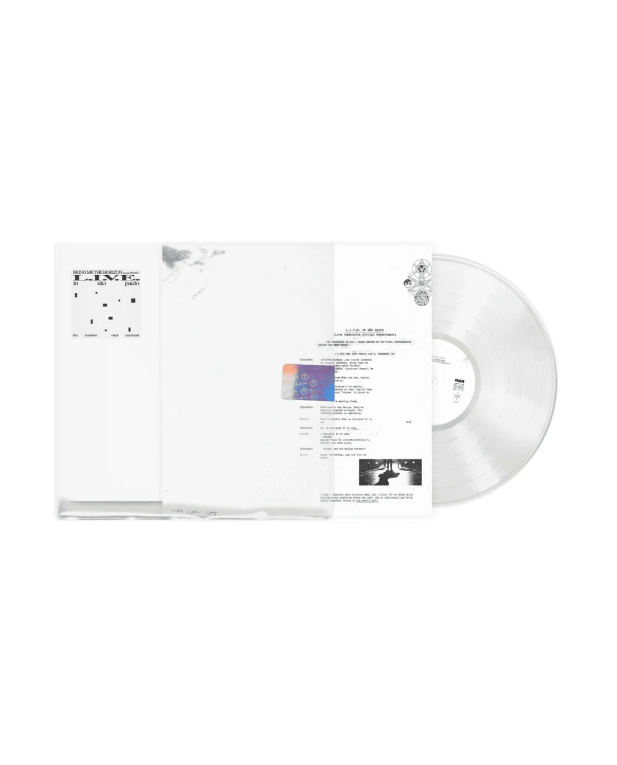 Bring me the Horizon - 2LP Vinilo Traslúcido "L.I.V.E. in Sao Paulo (Live Inmersive Virtual Experiment" - D2fy - Direct To Fans - D2fy