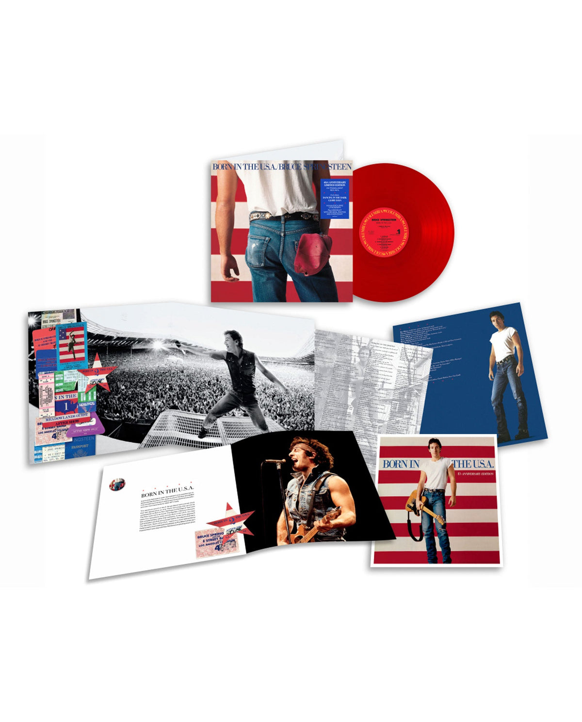 Bruce Springsteen - LP Vinilo Rojo "Born in the U.S.A." 40th Anniversary Edition - D2fy · Rocktud - Rocktud