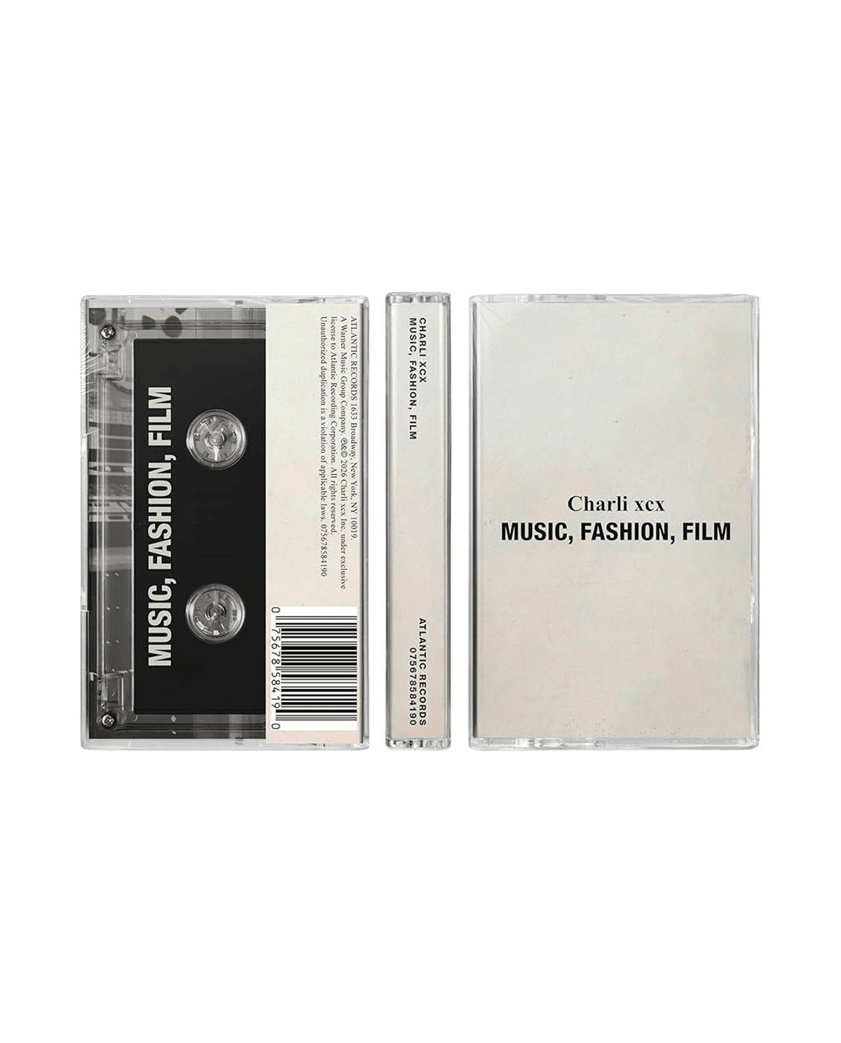 Charli XCX - Cassette "Music, Fashion, Film" - D2fy - Direct To Fans - Charli XCX