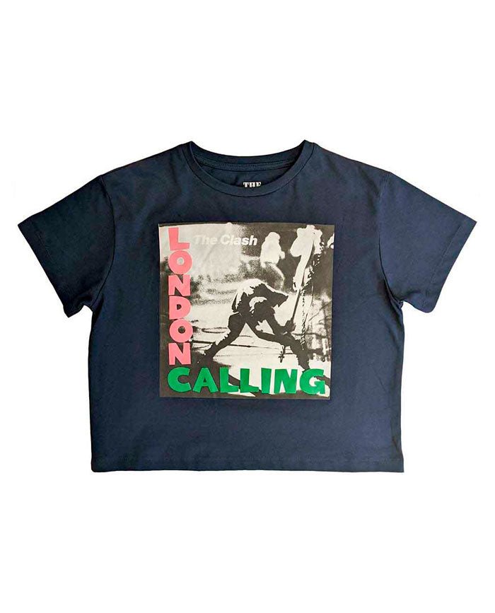 Clash - Camiseta Crop Top "London Calling" - D2fy · Rocktud - Rocktud