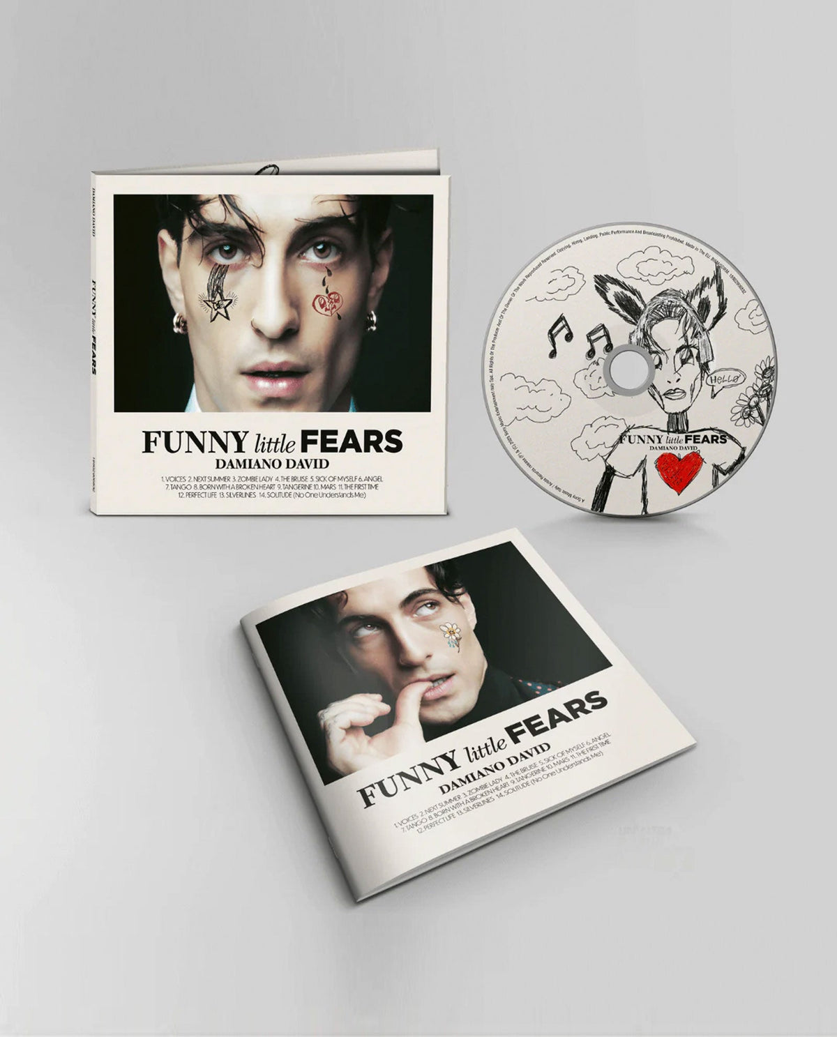 Damiano David  - CD "Funny Little Fears - D2fy · Rocktud - Rocktud