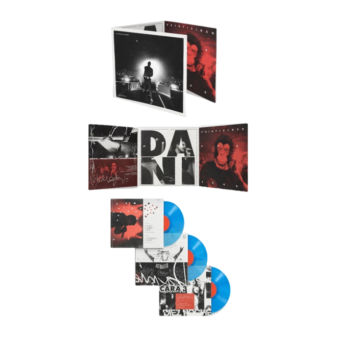 Dani Martín - 3LP Vinilo Color Azul "10 Noches en Madrid - 25 P*t*s Años (Directo en Madrid)" (Ed. Limitada)