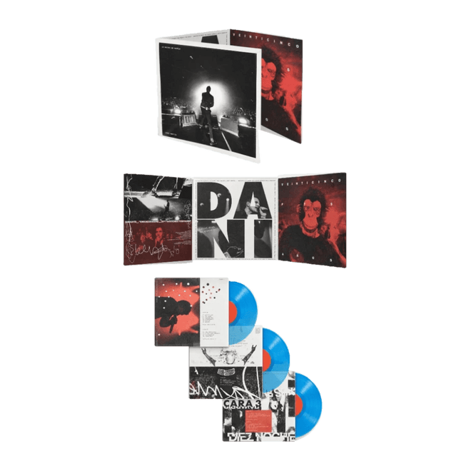 Dani Martín - 3LP Vinilo Color Azul "10 Noches en Madrid - 25 P*t*s Años (Directo en Madrid)" (Ed. Limitada) - D2fy - Direct To Fans - Dani Martín