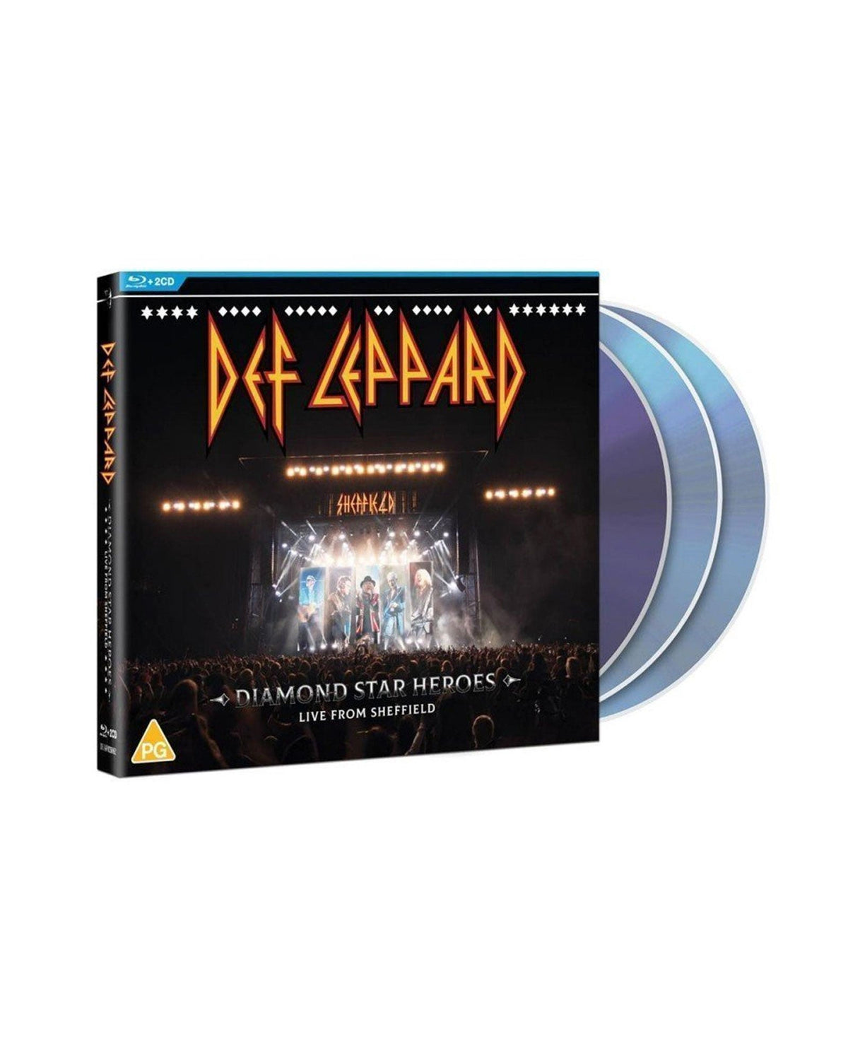 Def Leppard - 2CD + BR "Diamond Star Heroes Live From Sheffield" - D2fy · Rocktud - Rocktud