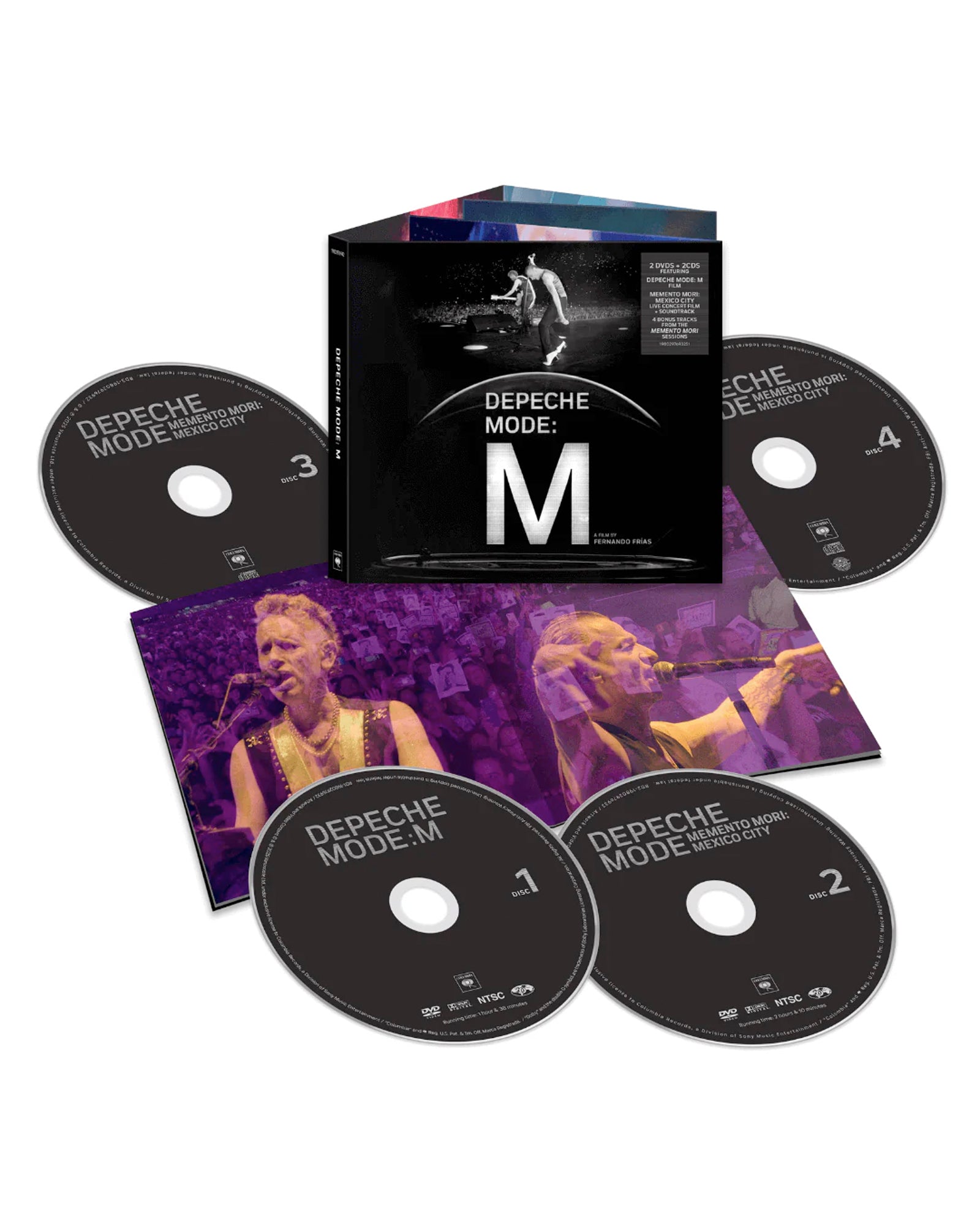 Depeche Mode - 2 CDs Boxset + 2 DVDs 