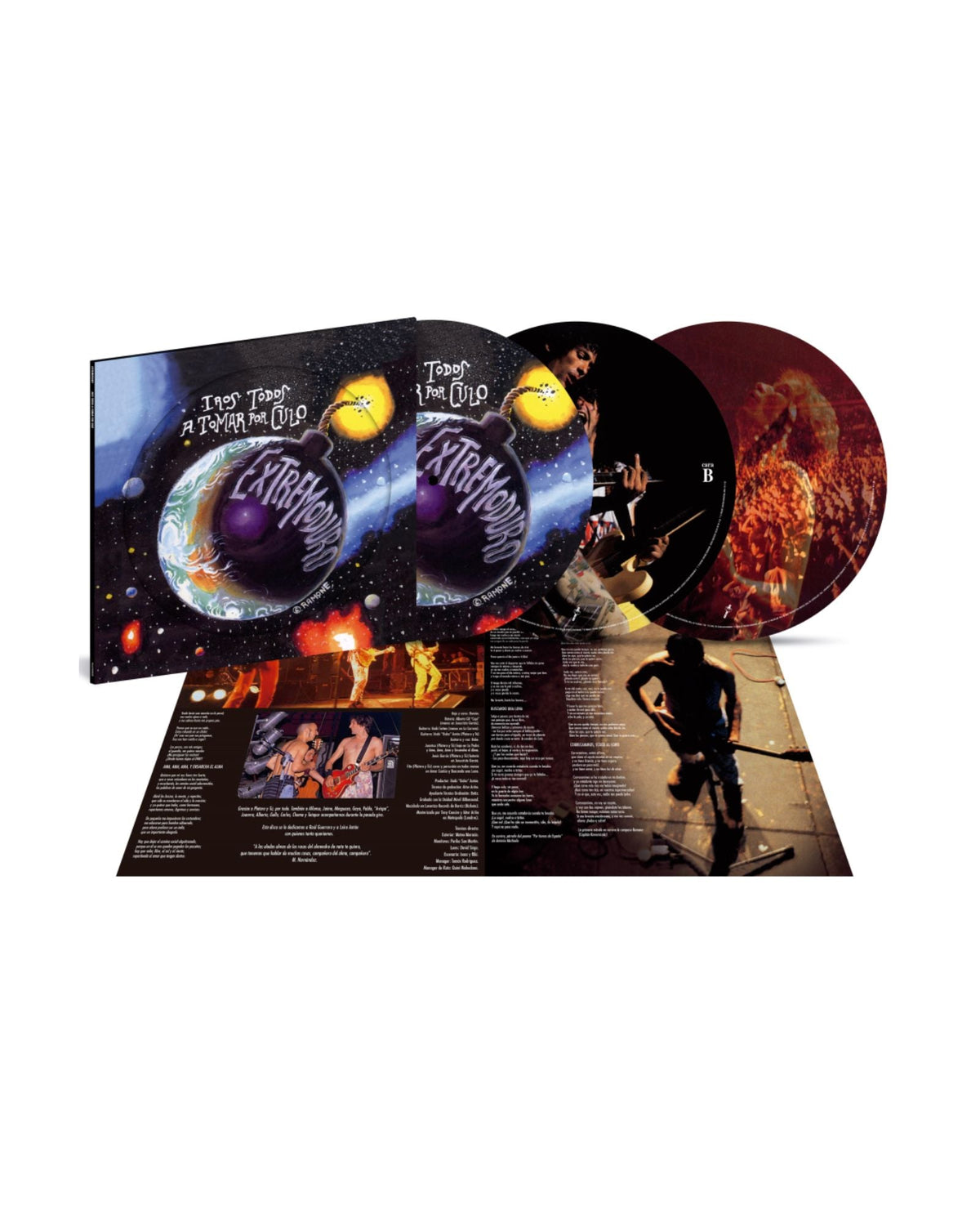 Extremoduro - 2LP Vinilo Picture Disc "Iros todos a tomar por culo" - D2fy - Direct To Fans - D2fy