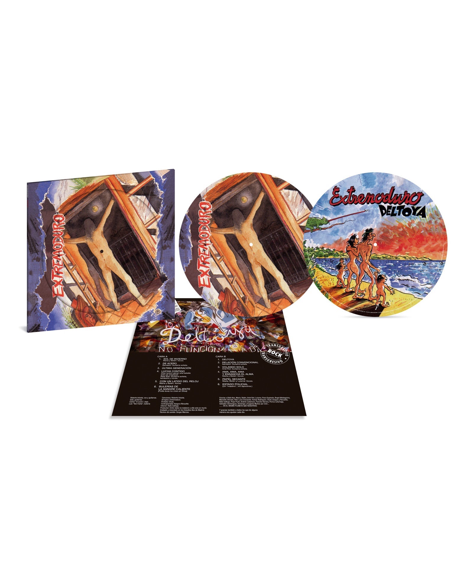 Extremoduro - LP Vinilo Picture "Deltoya" Edición limitada - D2fy · Rocktud - Rocktud