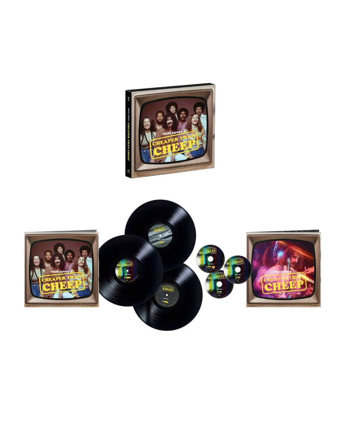 Frank Zappa - Box 3LP + 2CD + BR) "Cheaper Than Cheep" - D2fy · Rocktud - Rocktud