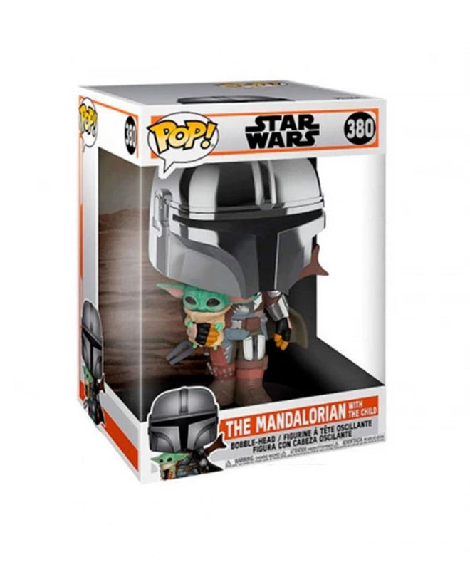 Funko POP! 380 Mandalorian with The Child 10" - Star Wars - D2fy - Direct To Fans - Funko POP