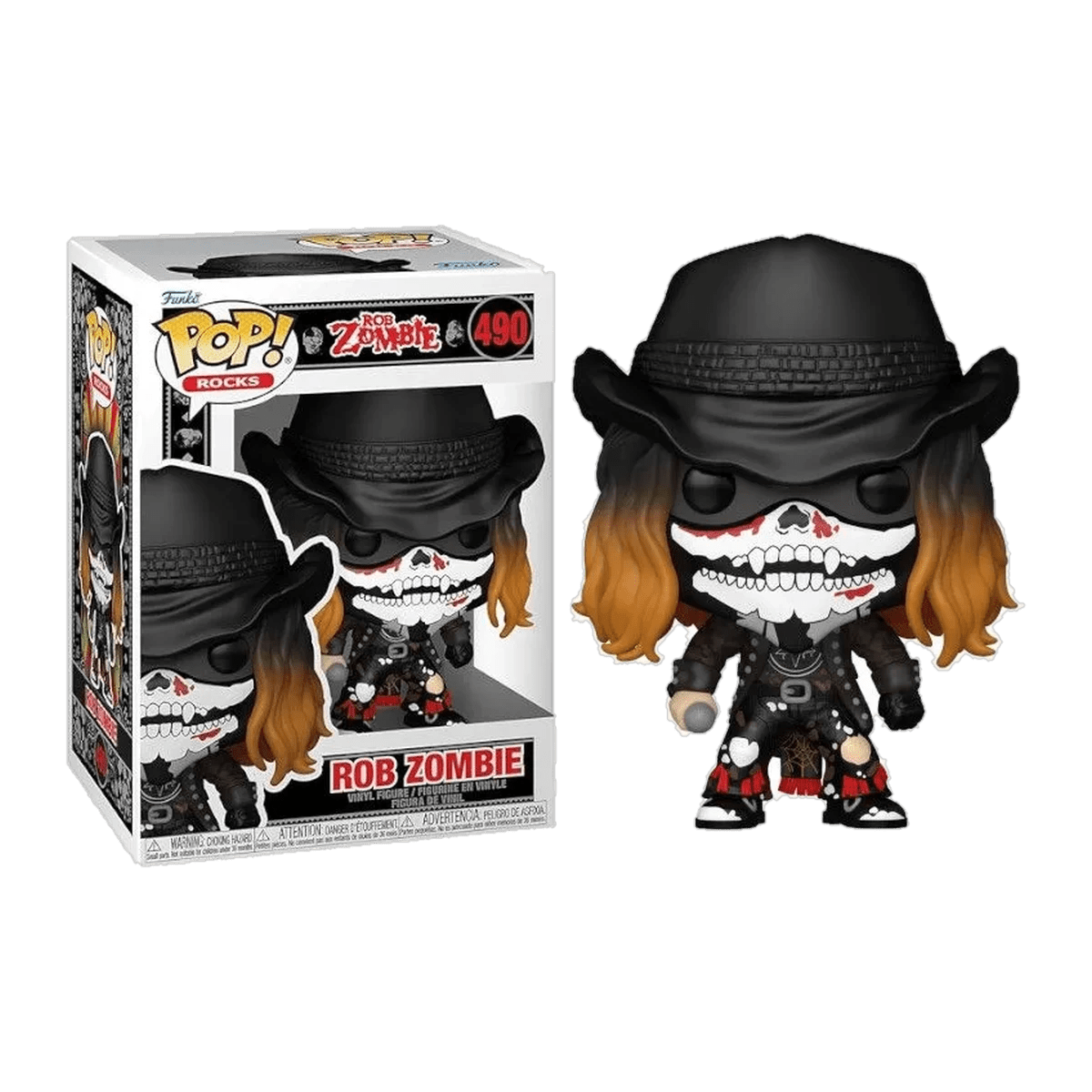 Funko Pop! Rob Zombie 490 - Rob Zombie - D2fy - Direct To Fans - Rob Zombie