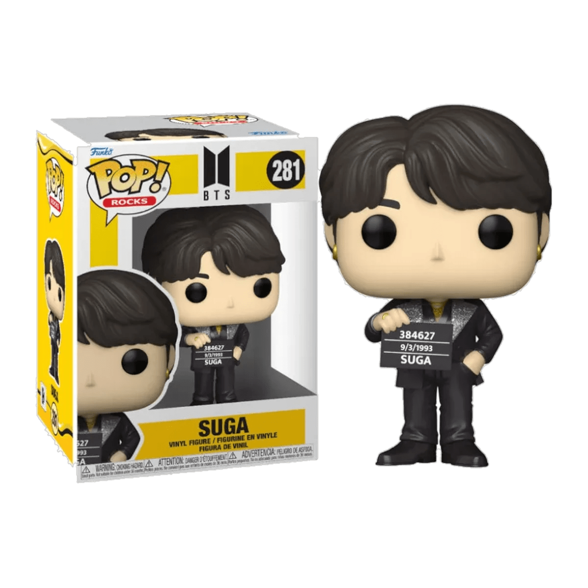 Funko Pop! Suga 281 - BTS - D2fy - Direct To Fans - Bts