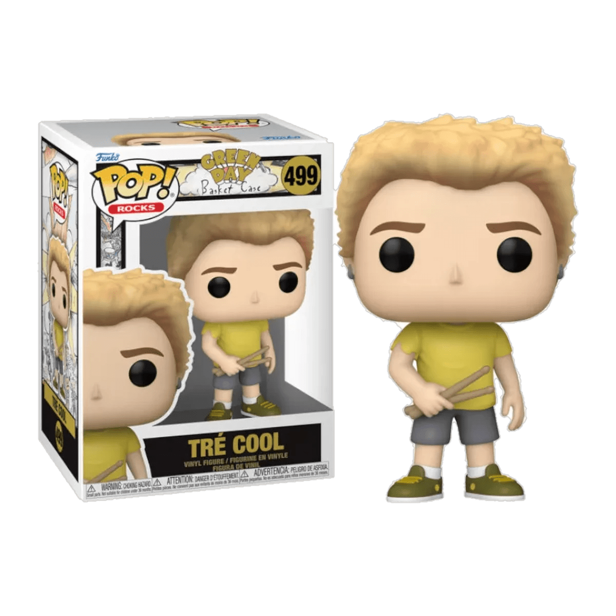 Funko Pop! Tré Cool 499 - Green Day - D2fy - Direct To Fans - Green Day