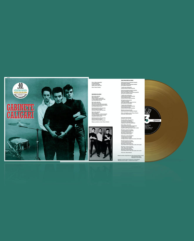 Gabinete Caligari - Mini LP Vinilo Oro "Cuatro rosas" (Edición 40 aniversario) - D2fy · Rocktud - Rocktud