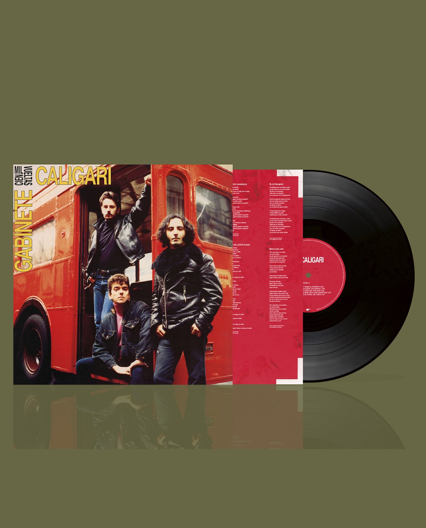 Gabinete Caligari - LP Vinilo "Cien Mil Vueltas"