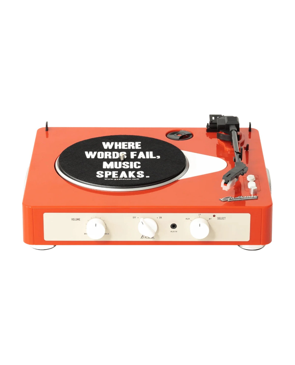 Gadhouse - Tocadiscos Brad MKII Bluetooth - Mandarina