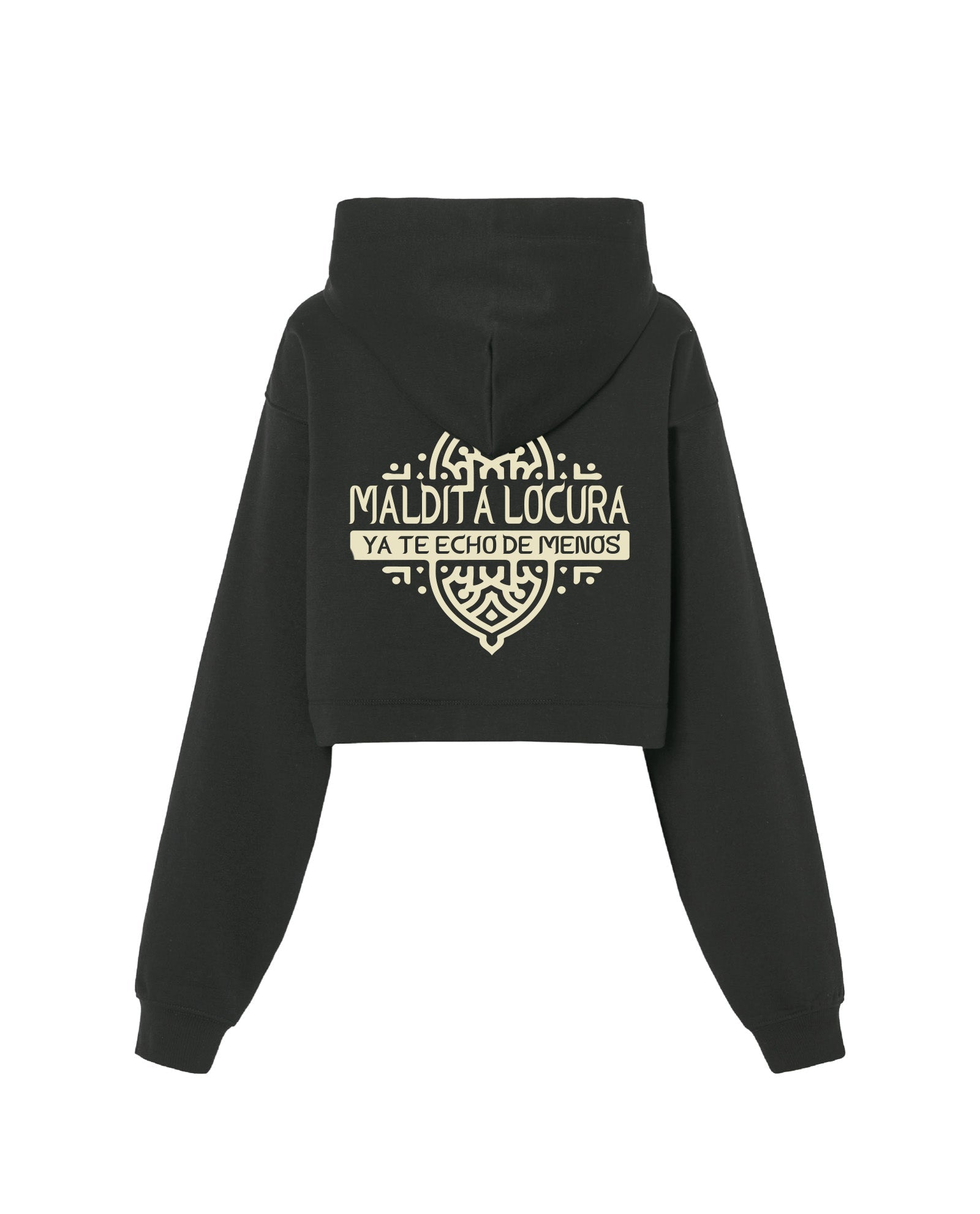 Galván Real - Sudadera Capucha Crop Top "Maldita Locura" Mujer - D2fy - Direct To Fans - Galván Real