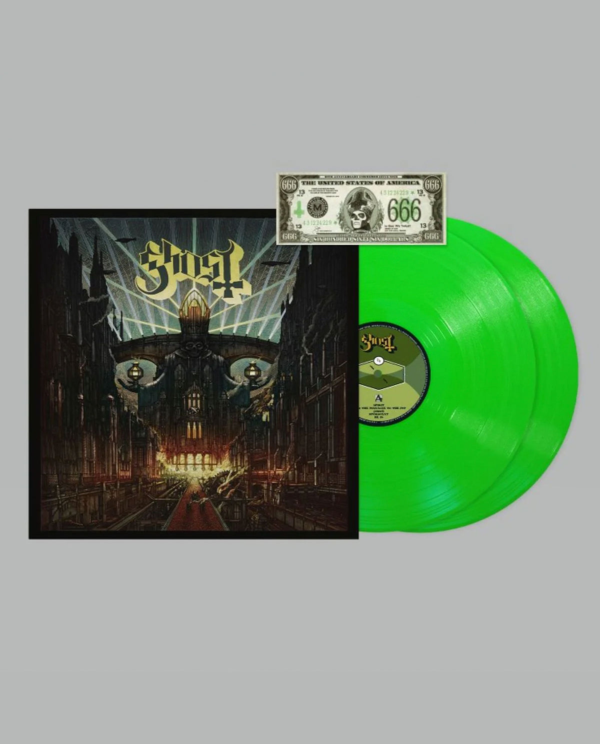 Ghost - 2LP Vinilo Verde Neon "Meliora 10th Anniversary (Deluxe)"