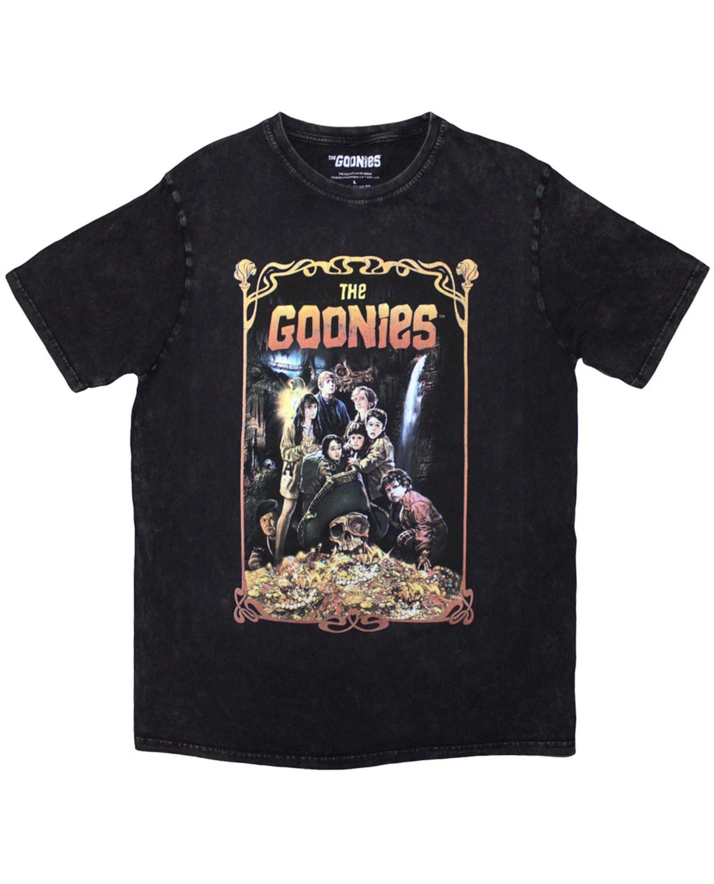 Goonies - Camiseta "Movie Poster Stone Wash" Unisex - D2fy - Direct To Fans - D2fy