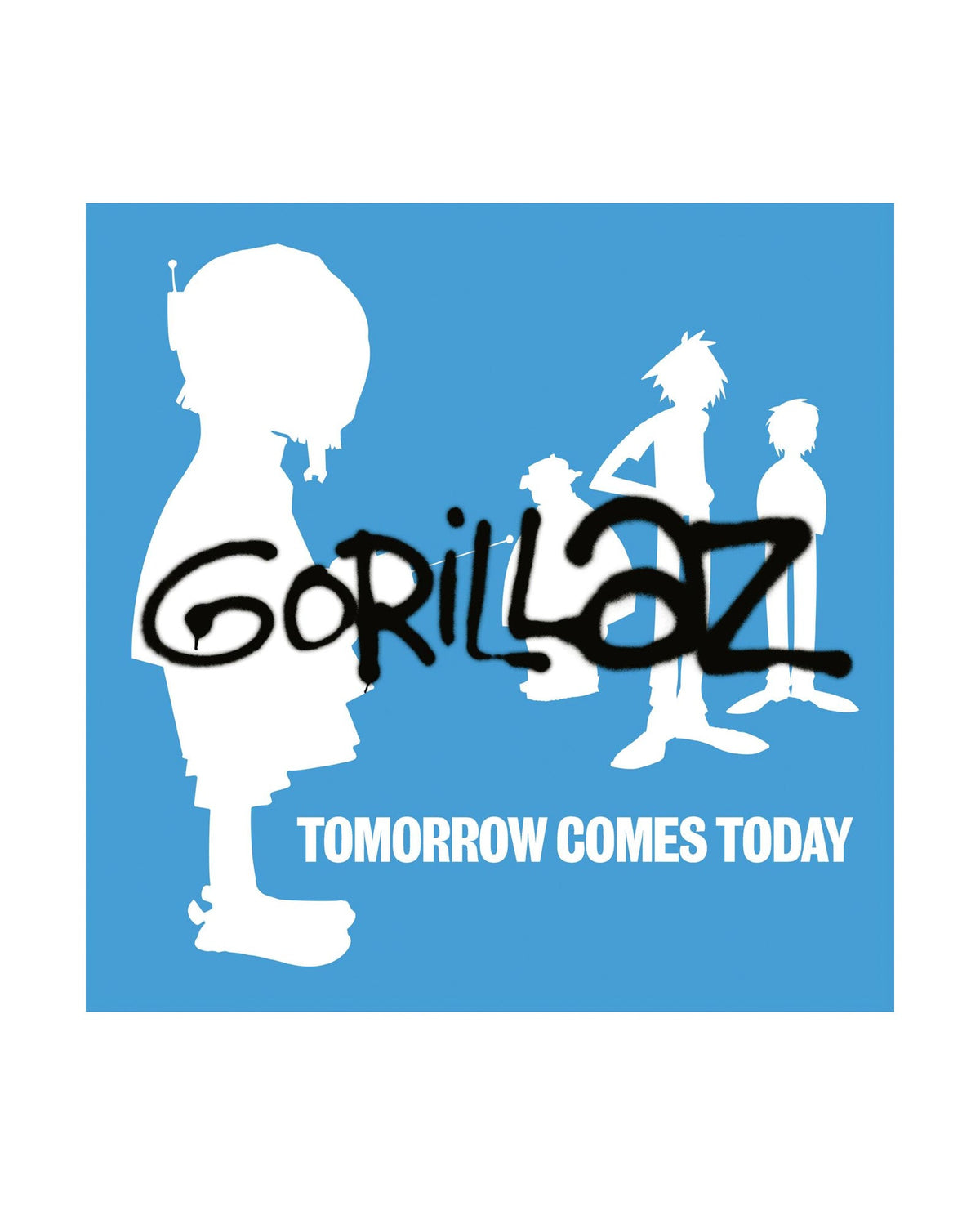 Gorillaz - EP Vinilo Azul y Blanco "Tomorrow comes today" - D2fy · Rocktud - Rocktud