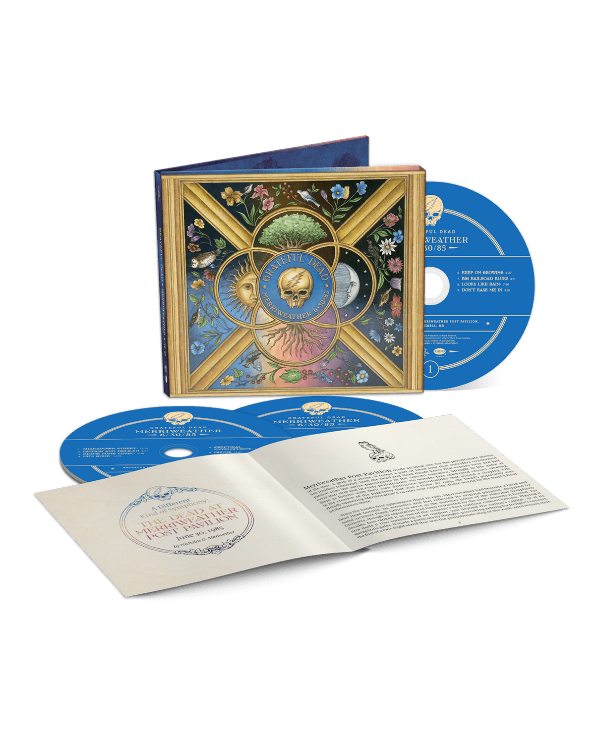 Grateful Dead - 3CD Softpack "Merriweather 6/30/85" - D2fy - Direct To Fans - Grateful Dead