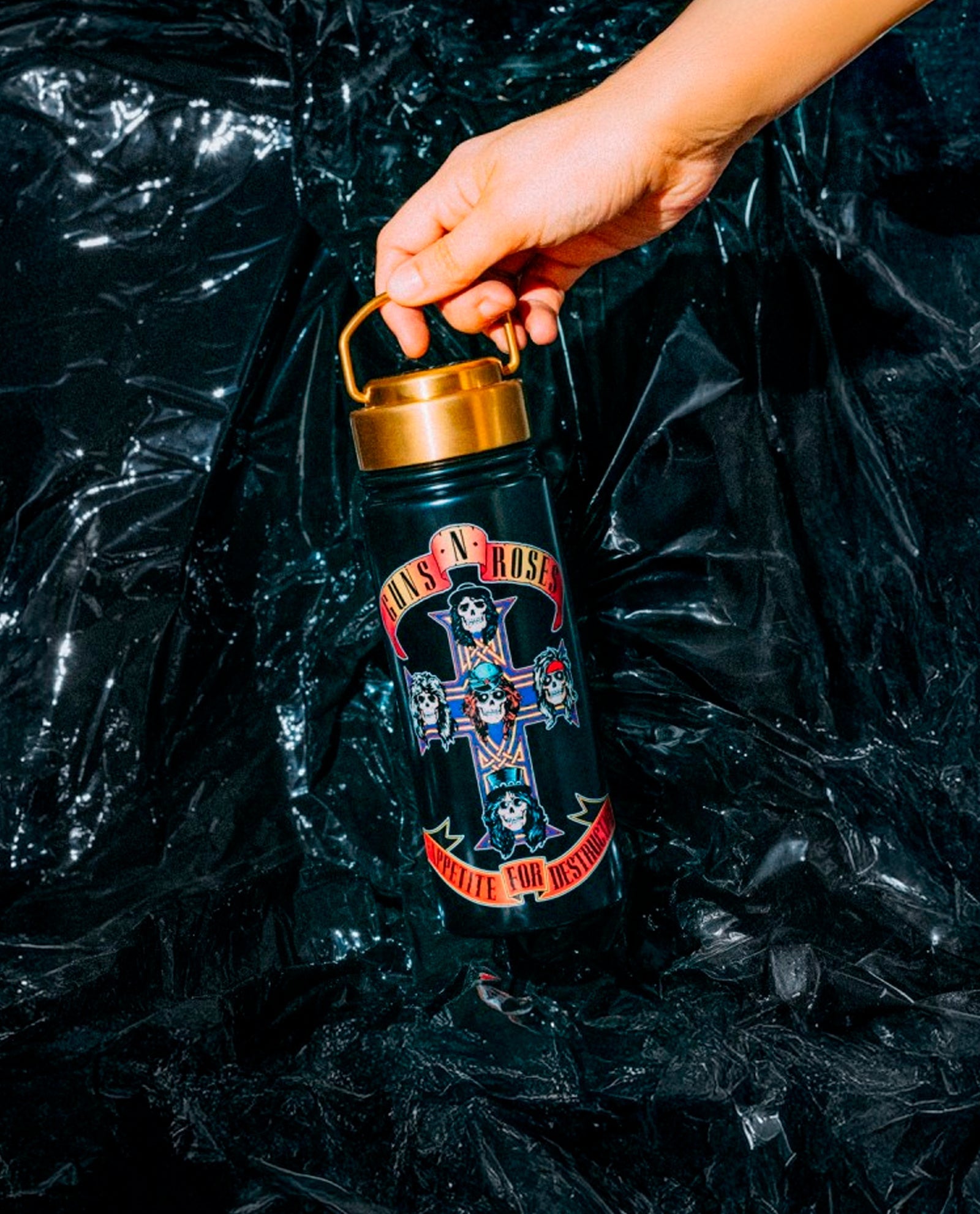Guns n' Roses - Botella Metálica Hot&Cold - D2fy · Rocktud - D2fy
