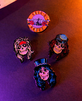 Guns n' Roses - Set 4 pins "Guns n' Roses" - D2fy · Rocktud - Rocktud