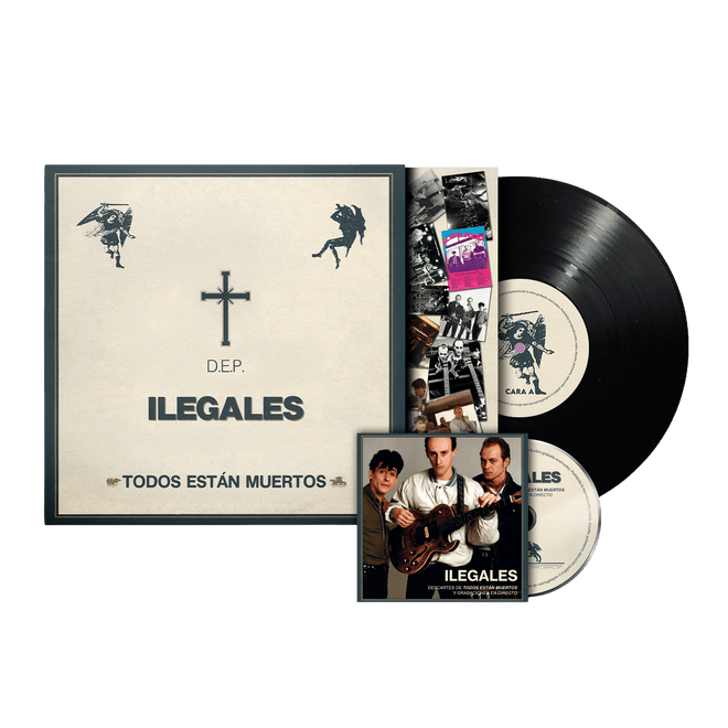 Ilegales - LP Vinilo + CD "Todos están muertos (Edición Deluxe)" - D2fy - Direct To Fans - Ilegales