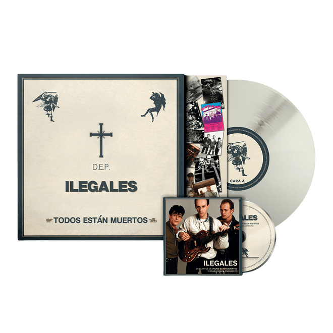 Ilegales - LP Vinilo Color Blanco + CD "Todos están muertos (Edición Deluxe)" - D2fy - Direct To Fans - Ilegales