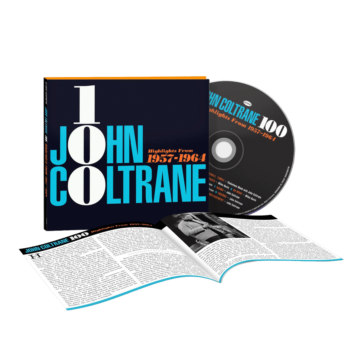 John Coltrane - CD "Coltrane 100 - Highlights 1957-1964" - D2fy - Direct To Fans - John Coltrane