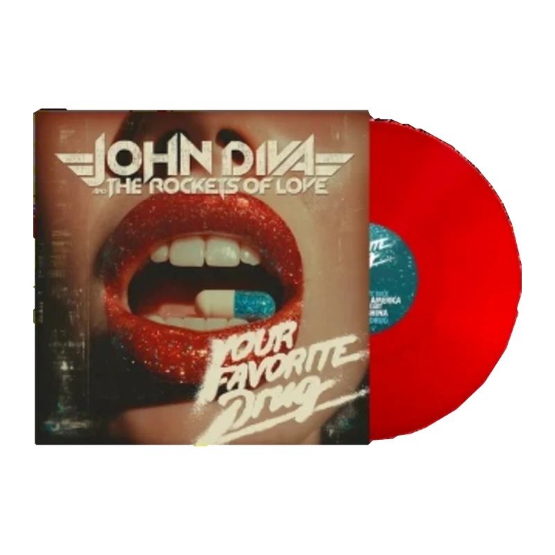 John Diva & The Rockets Of Love - LP Vinilo Rojo "Your Favorite Drug"