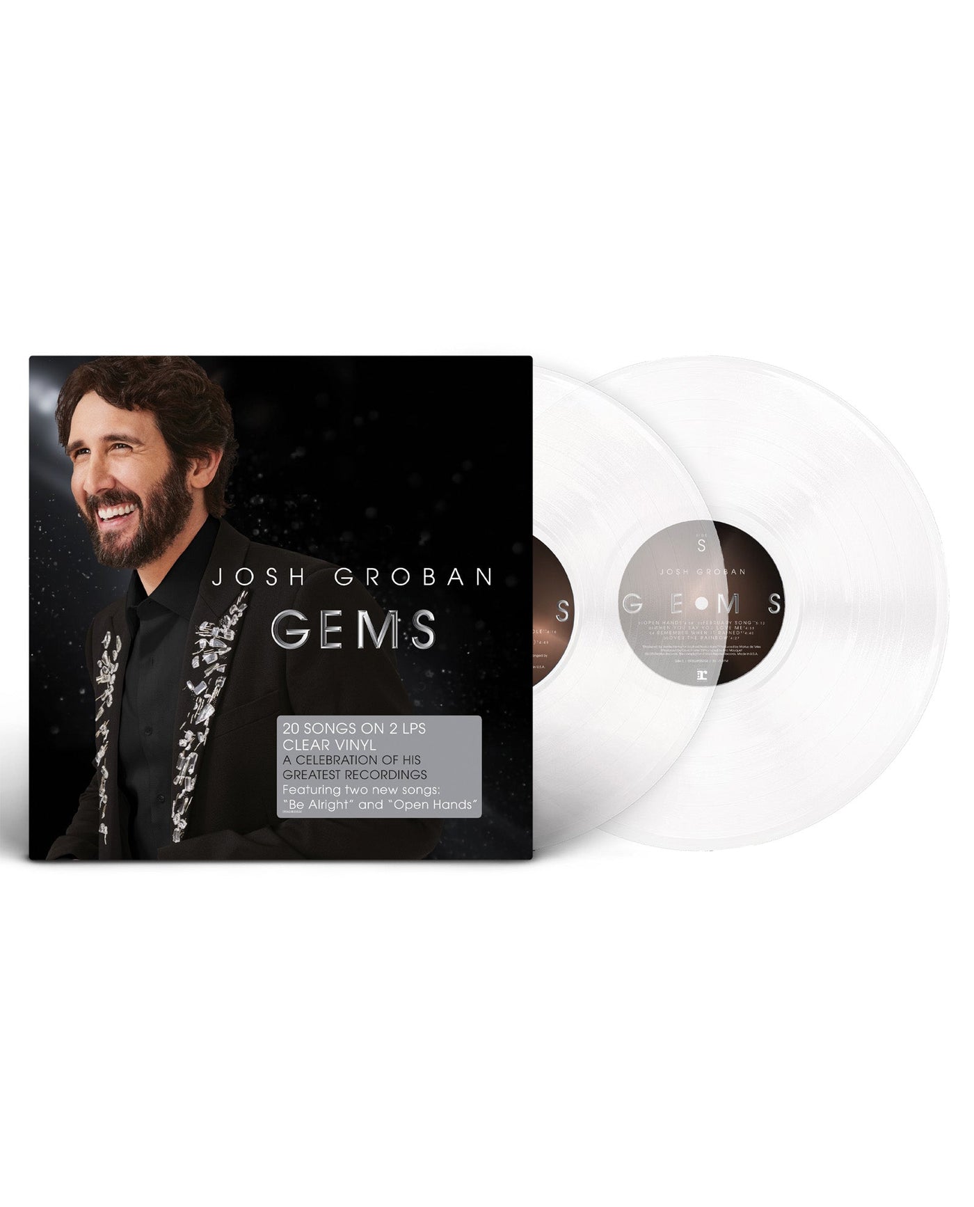 Josh Groban - 2LP Vinilo Transparente "Gems" - D2fy · Rocktud - D2fy