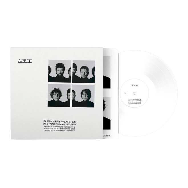 Kasabian - LP Vinilo Blanco "Act III" - D2fy - Direct To Fans - Kasabian