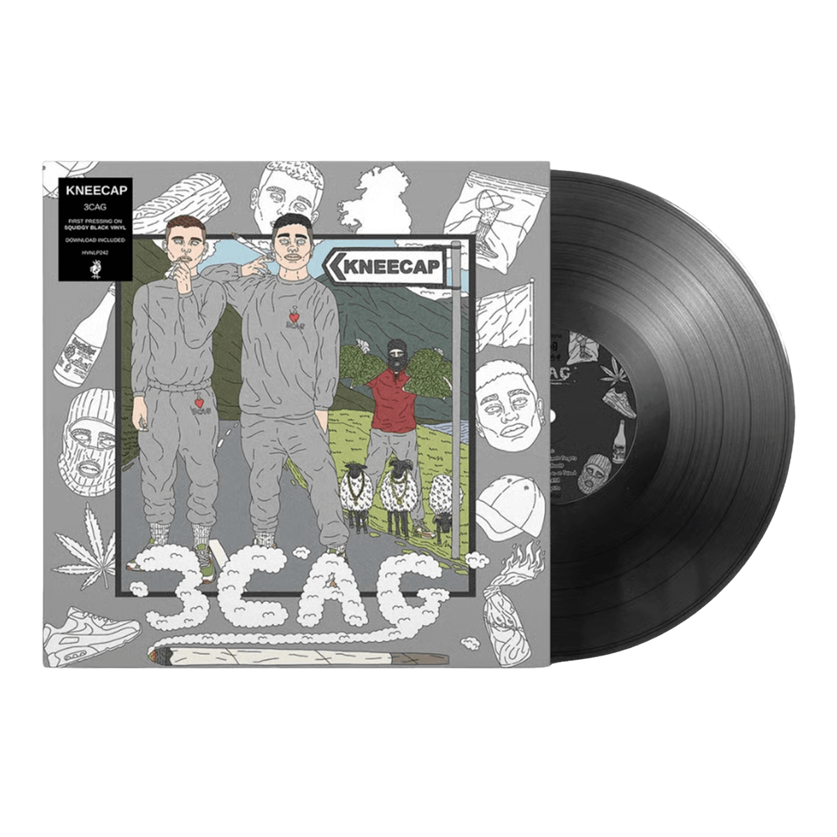 Kneecap - LP Vinilo "3CAG" - D2fy - Direct To Fans - KNEECAP
