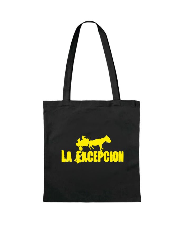 La Excepción - Tote Bag "Logo Amarillo" Negra - D2fy - Direct To Fans - La Excepción