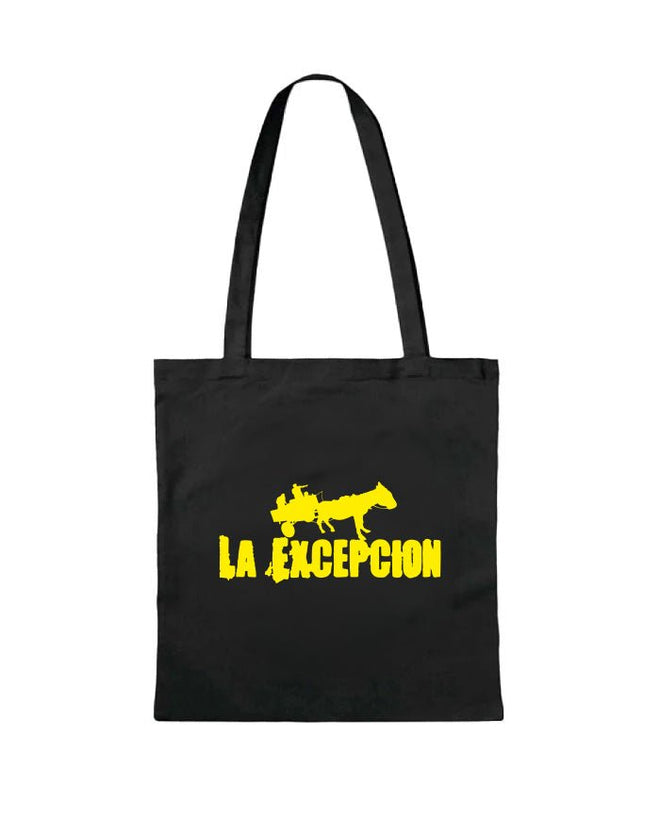 La Excepción - Tote Bag "Logo Amarillo" Negra - D2fy - Direct To Fans - La Excepción