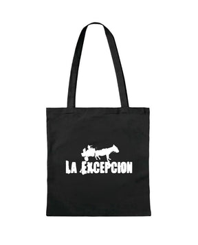La Excepción - Tote Bag "Logo Blanco" Negra - D2fy - Direct To Fans - La Excepción