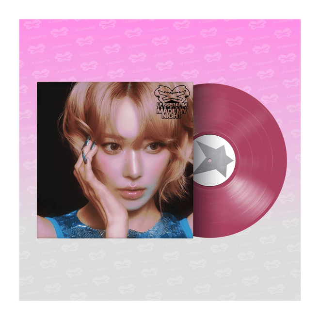 Le Sserafim - LP Vinilo "Made My Night - Chemical Night" (Hot Pink Ver.) - D2fy - Direct To Fans - LE SSERAFIM