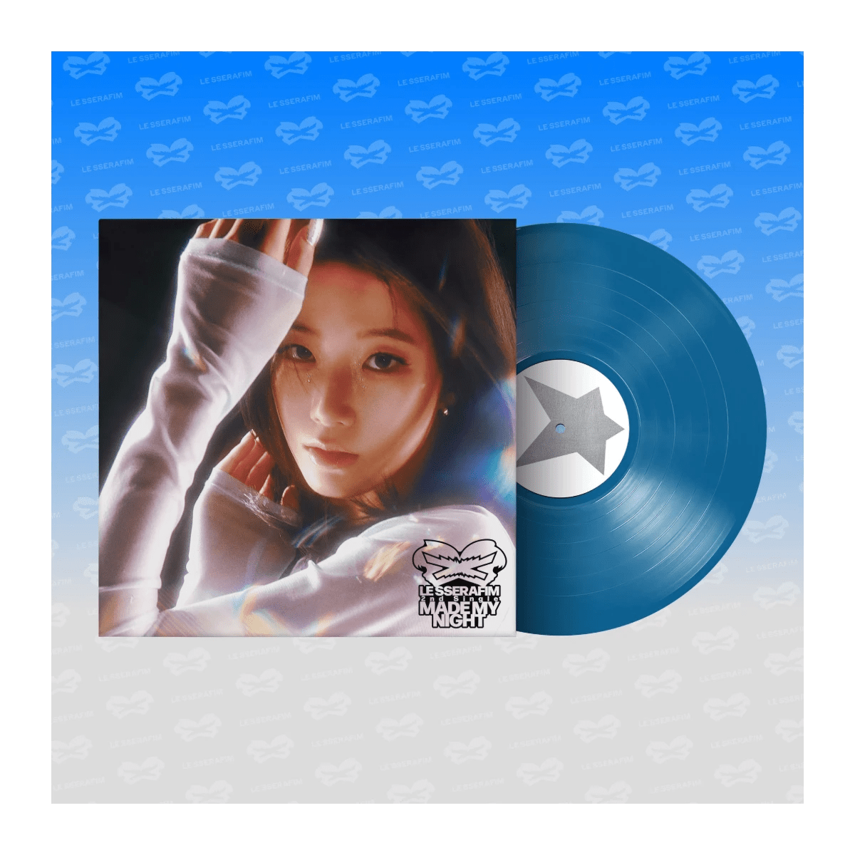 Le Sserafim - LP Vinilo "Made My Night - Chemical Night" (Sky Blue Ver.) - D2fy - Direct To Fans - LE SSERAFIM